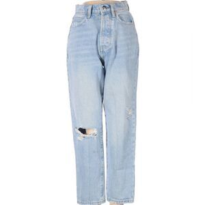 Betro Simone Women Distressed Light Wash High Rise High Waist Mom Jeans Size 29